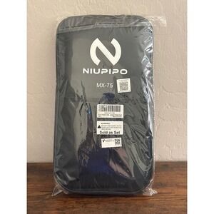 Niupipo MX-75 Pickleball Paddles Set of 2 Fiberglass Honeycomb Core Balls Case